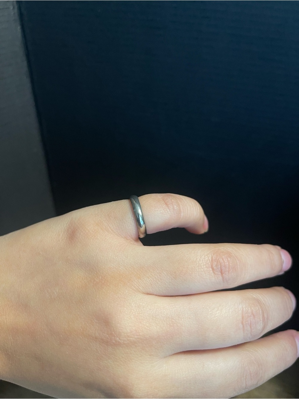 Sterling silver adjustable thick band ring any size ring